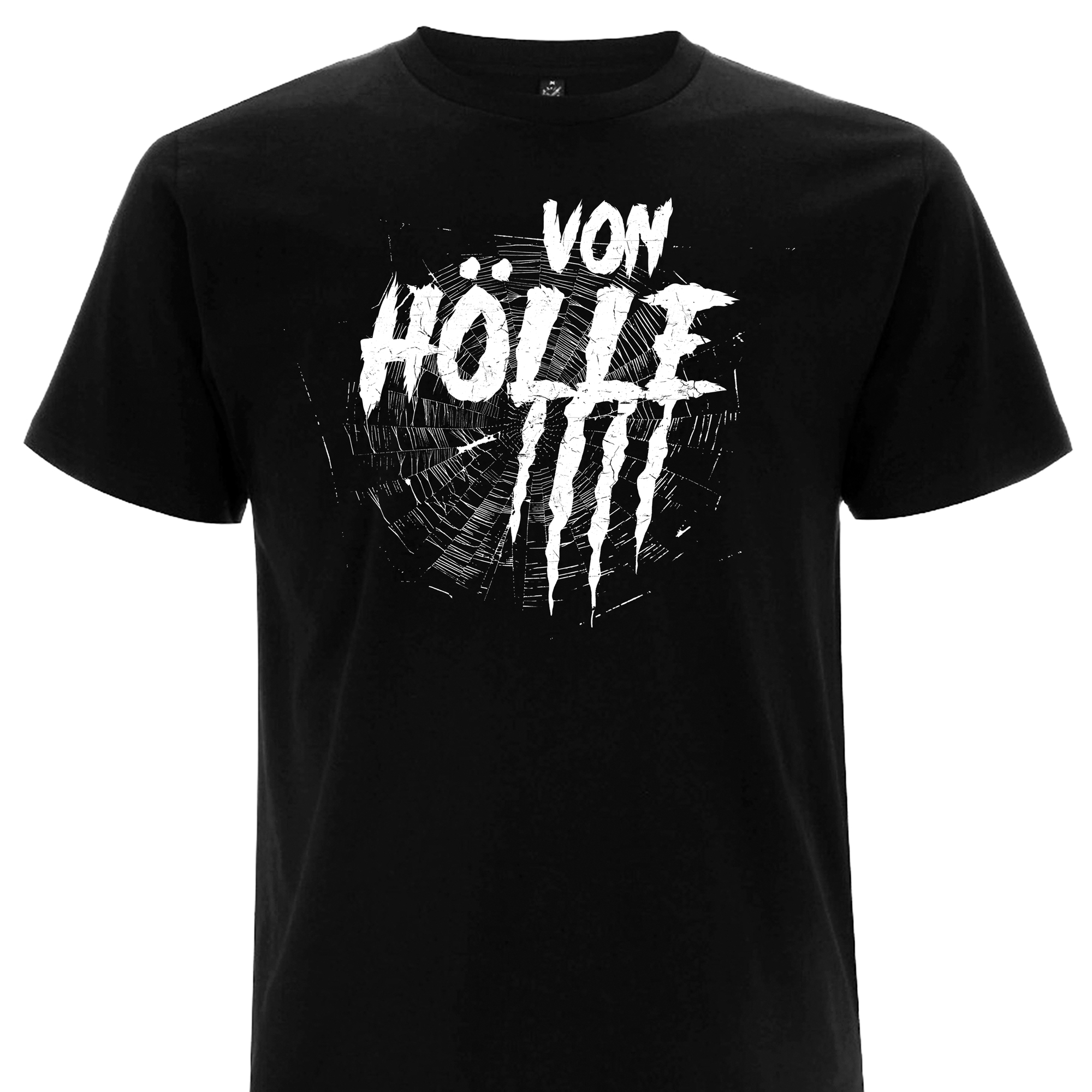"Spinnennetz" T-Shirt schwarz 